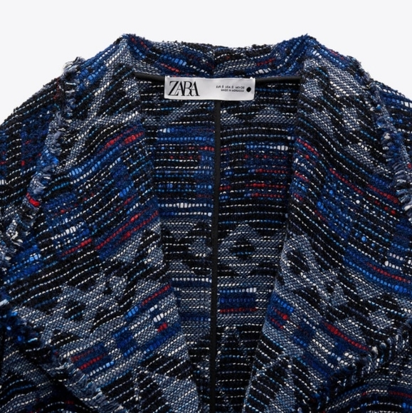 Zara Fluid Jacquard Coat Limited Edition.S. - Picture 8 of 8